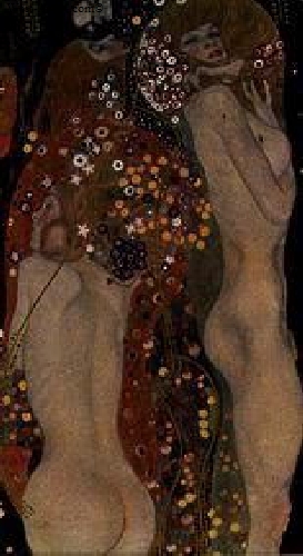 Wasserschlange2 nach Klimt Gemäldeimitation